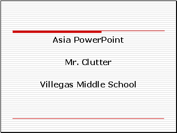 Asia PowerPoint