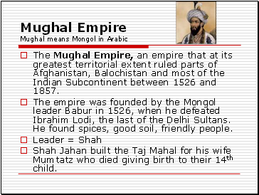 Mughal Empire