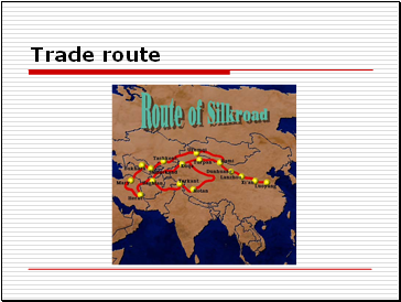 Trade route