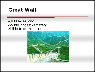 Great Wall