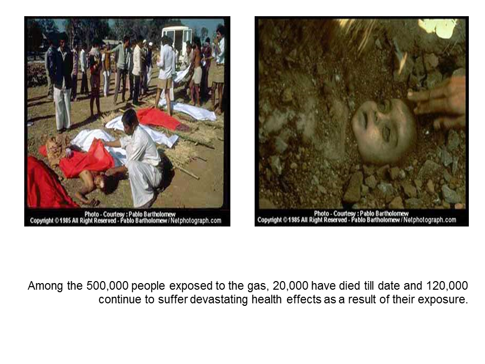 Bhopal Gas Tragedy- Union Carbide - Presentation History