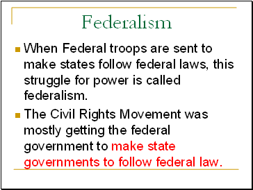 Federalism