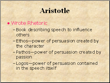 Aristotle