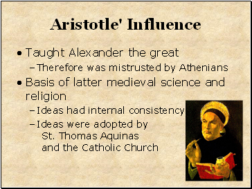 Aristotle' Influence