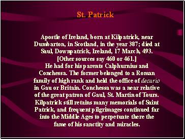 St. Patrick