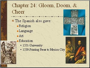 Chapter 24: Gloom, Doom, & Cheer