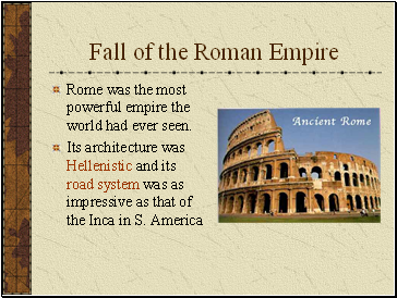 Fall of the Roman Empire