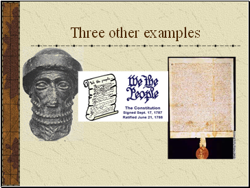 Three other examples