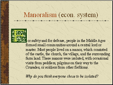 Manoralism (econ. system)