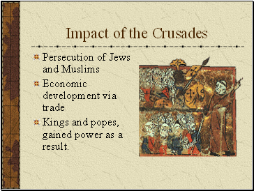 Impact of the Crusades