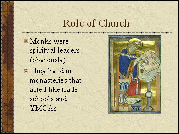 Role of Church