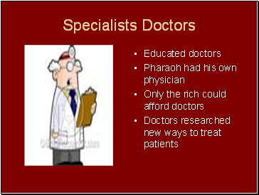 Specialists Doctors