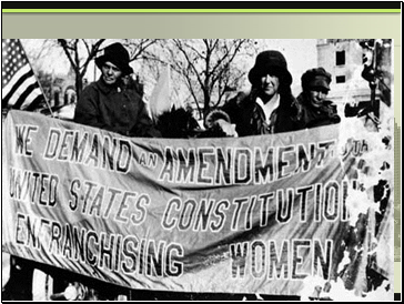 Womens suffrage