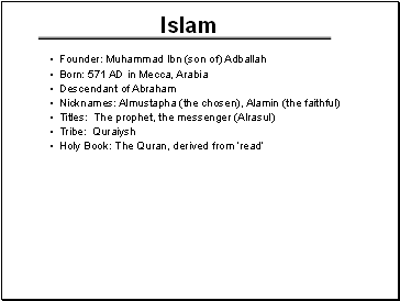 Islam