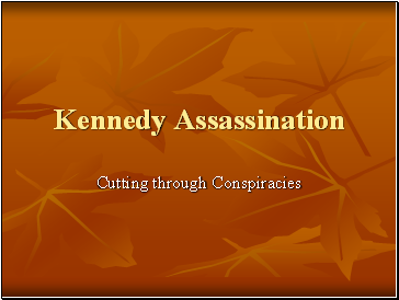 Kennedy Assassination