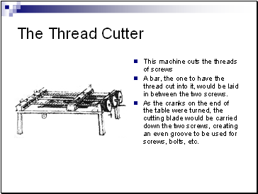 The Thread Cutter