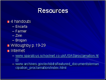 Resources