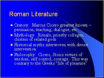 Roman Literature