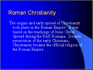 Roman Christianity