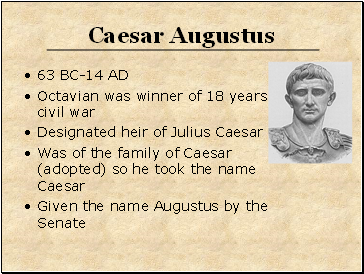 Caesar Augustus