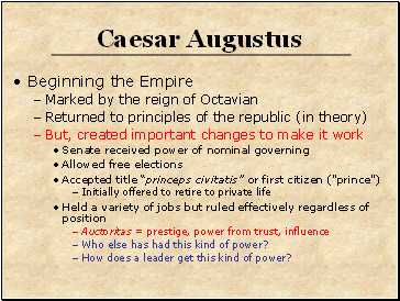 Caesar Augustus