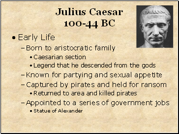 Julius Caesar 100-44 BC