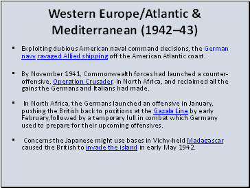 Western Europe/Atlantic & Mediterranean (194243)