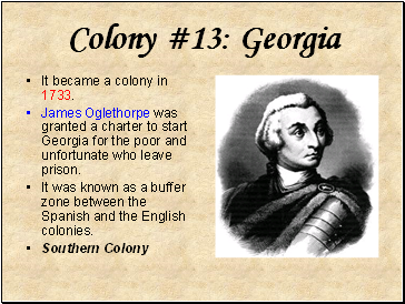 Colony #13: Georgia