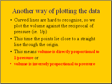 Another way of plotting the data