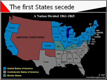 The first States secede