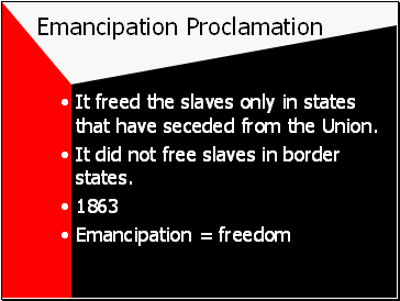 Emancipation Proclamation