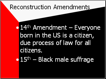 Reconstruction Amendments