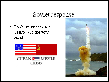 Soviet response.