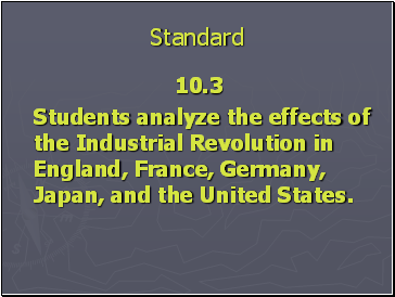 The effects of the Industrial Revolution
