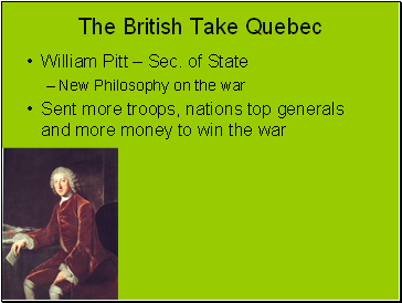 The British Take Quebec