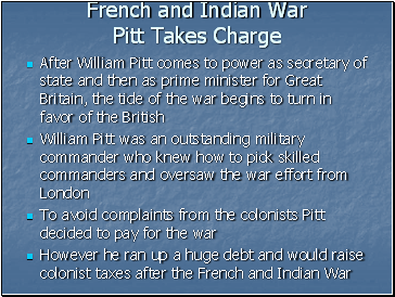 French and Indian War