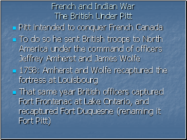 French and Indian War