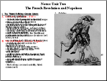 Notes: Unit Two The French Revolution and Napoleon