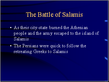 The Battle of Salamis