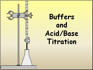 Buffers and Acid/Base Titration