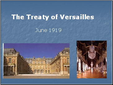 Treaty of Versailles