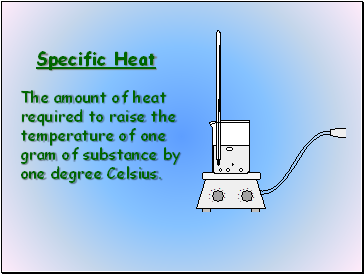 Specific Heat