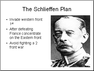 The Schlieffen Plan