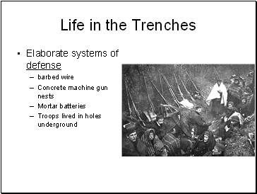 Life in the Trenches