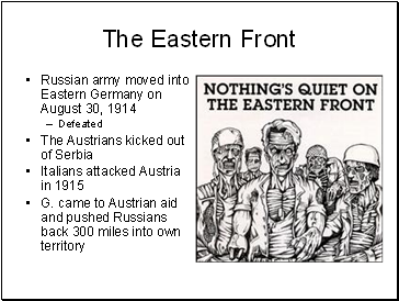 The Eastern Front