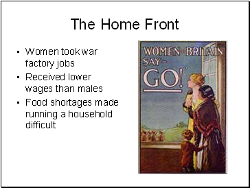 The Home Front