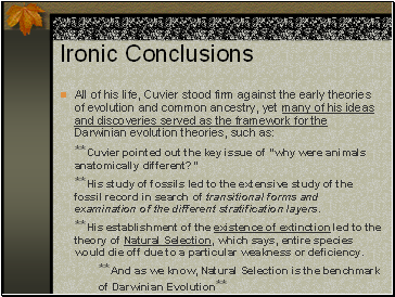 Ironic Conclusions