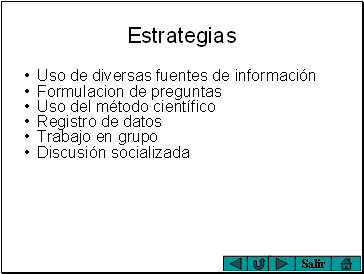 Estrategias