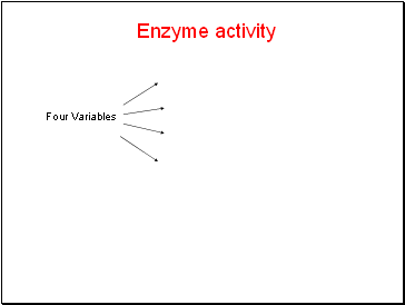 Enzyme activity