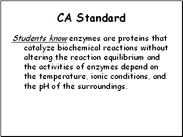 CA Standard